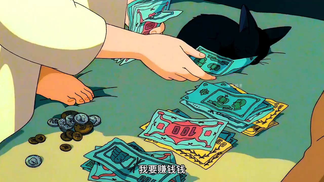 我要钱多多,我要买车车.治愈