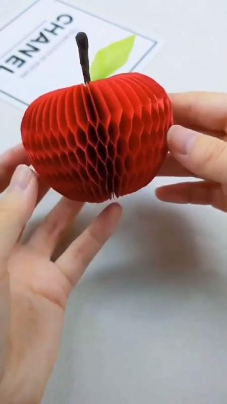 手工制作手工苹果红红火火