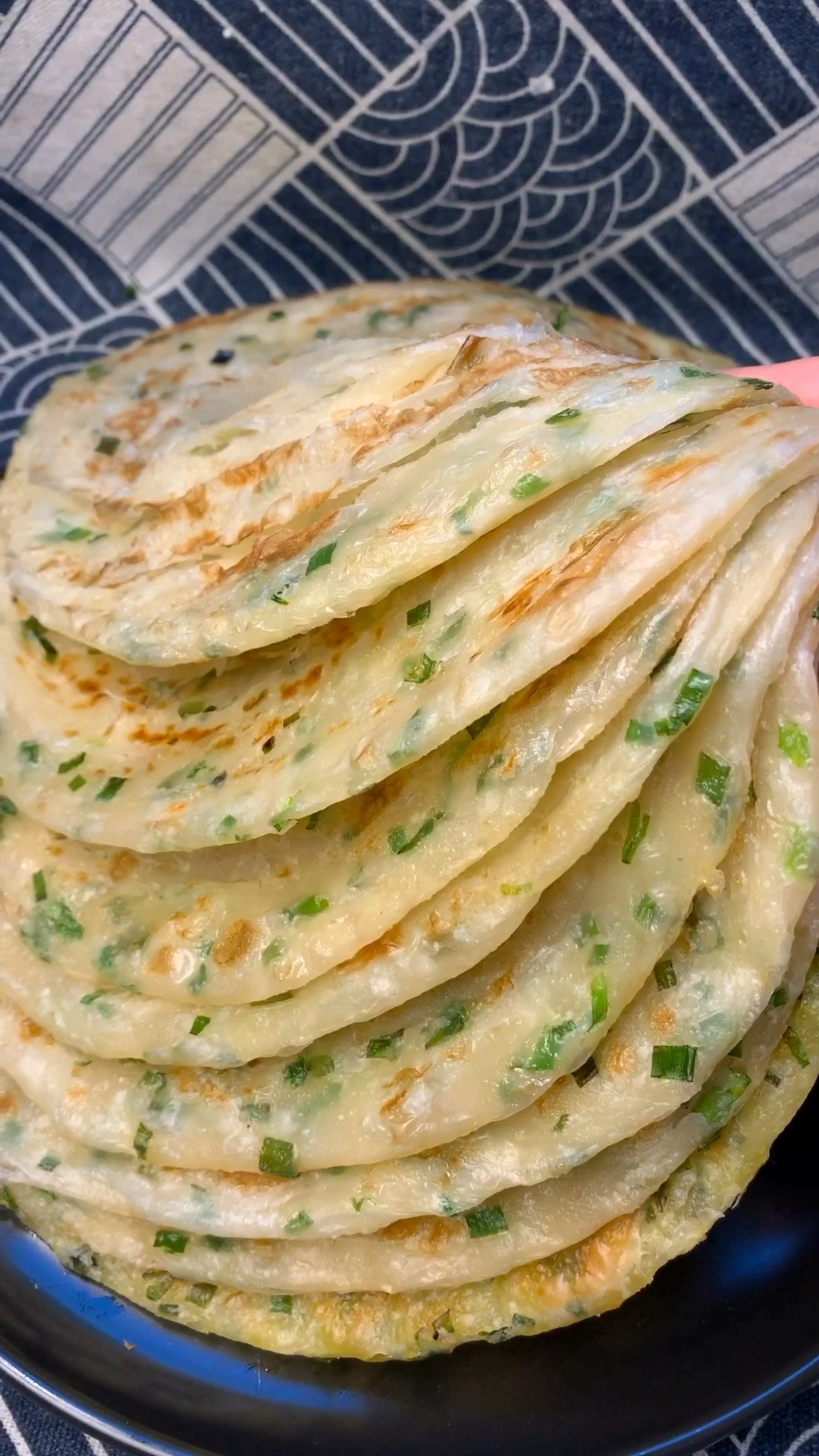 家常烙葱花饼凉了也不硬