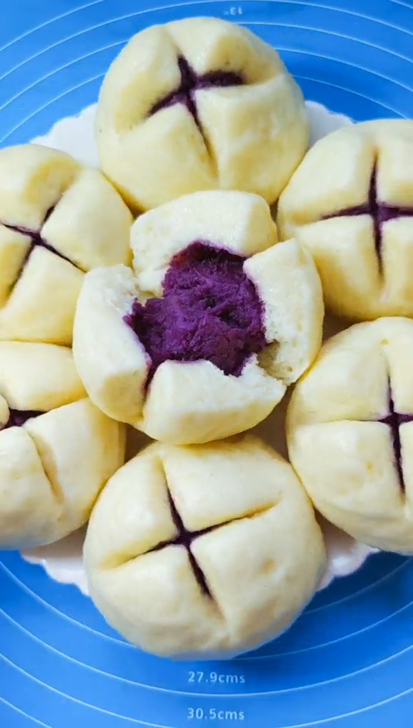 美食记#山药紫薯开花馒头来了!香甜可口有营养