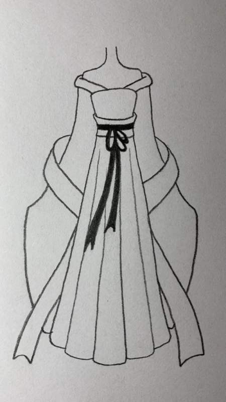 简笔画画古风服装是你喜欢的吗