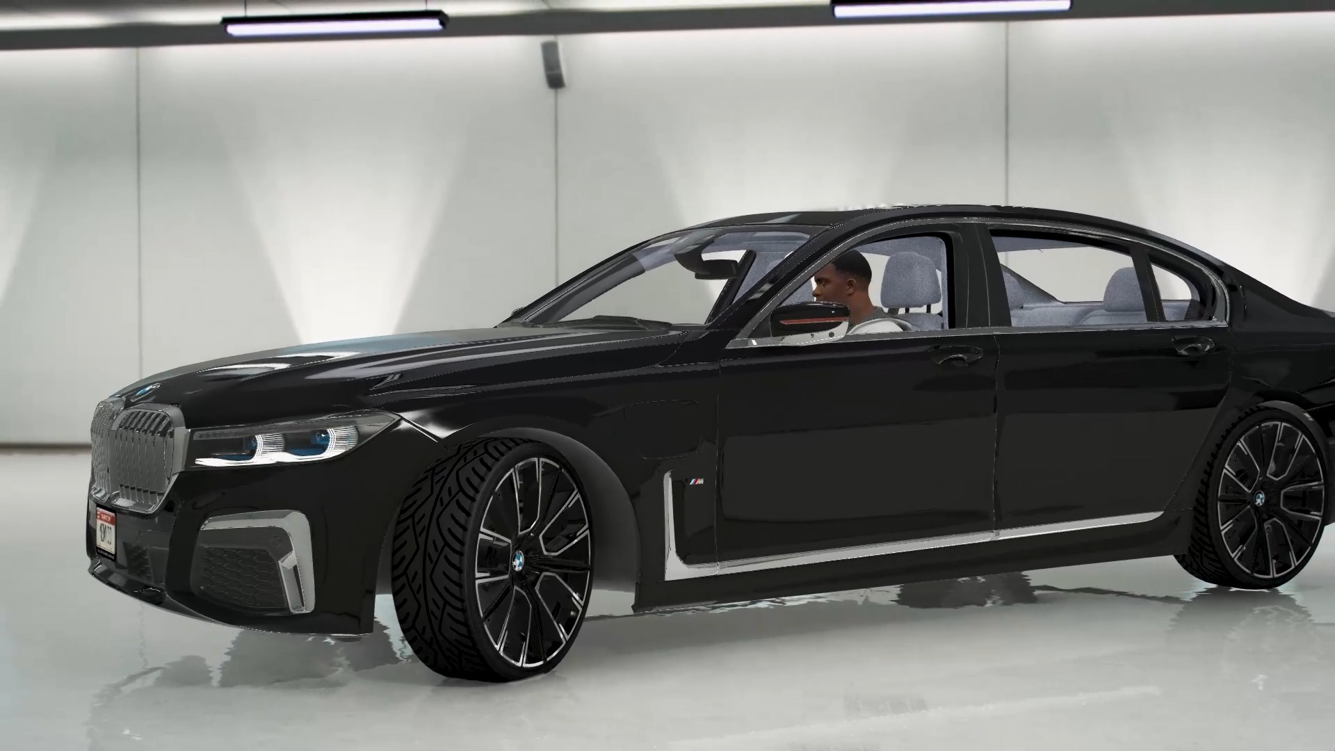 gta5mod安装教程:新款宝马7系展示,内饰太精致了