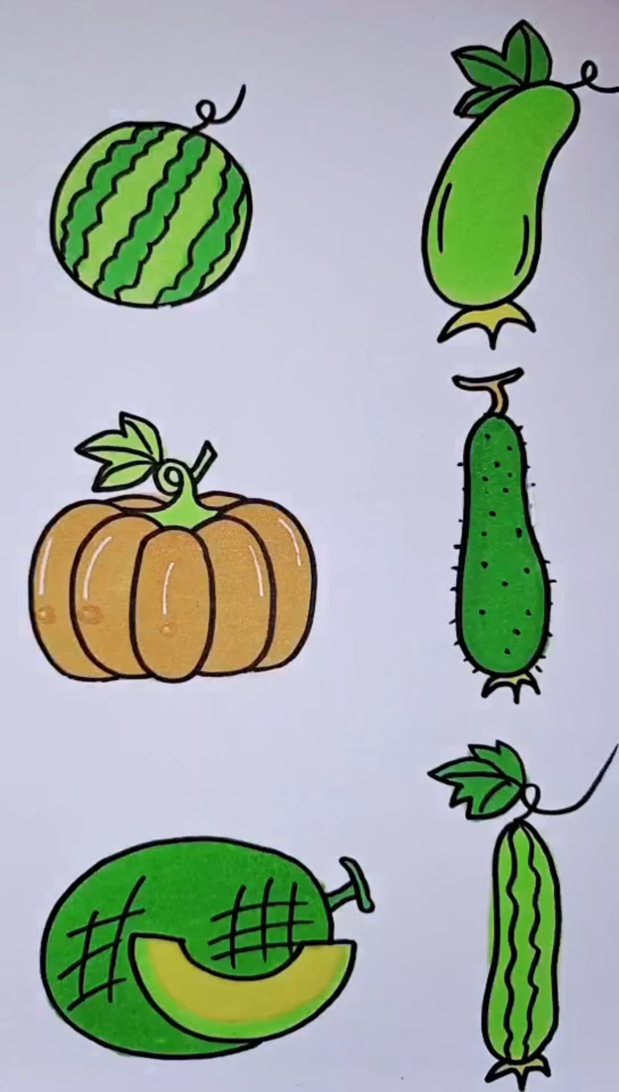 简笔画#瓜类简笔画