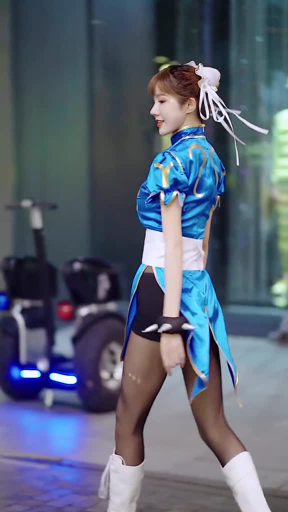 天黑不要怕有我的旋风腿呢春丽cosplay