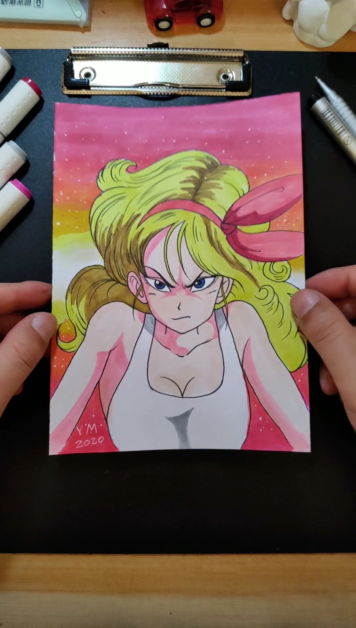 七龙珠#你喜欢黄头发的兰琪还是蓝头发的兰琪?