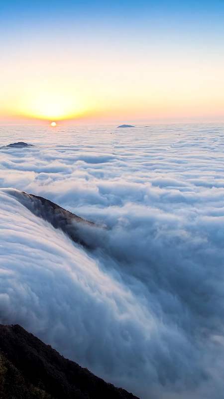最美的风景#我曾见云是云,见海便是海,直到遇见你,云海开始翻滚,匠北