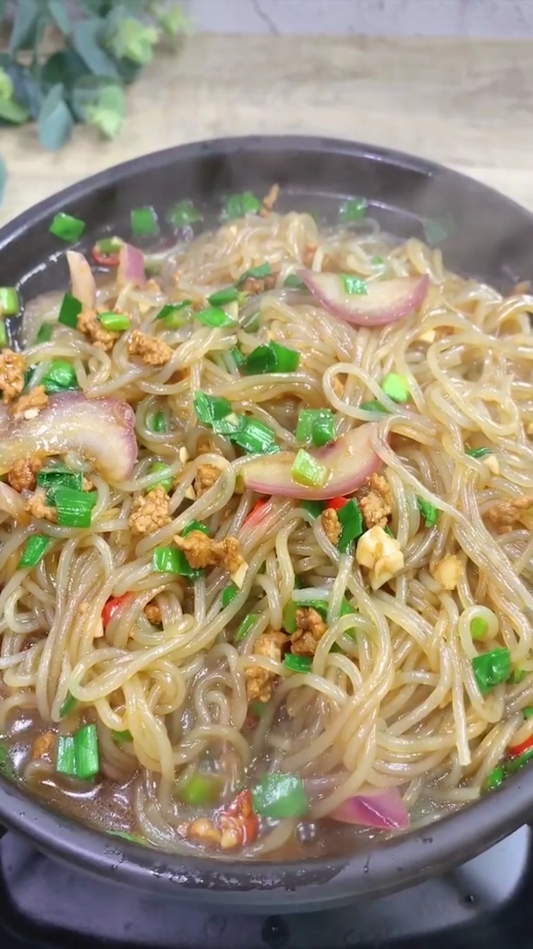 韭香绍子粉,家人都爱吃的一道菜