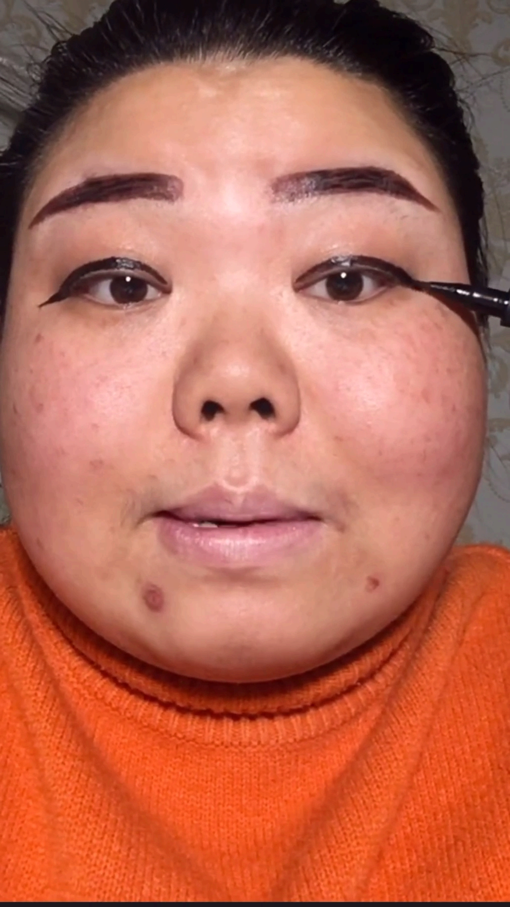 无美颜胖妞教你画社会妆