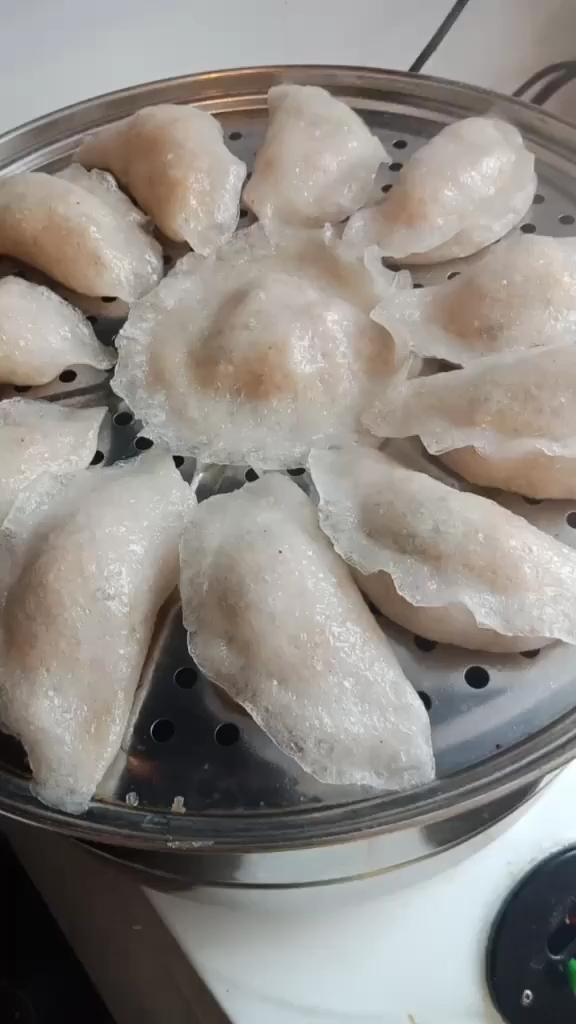 舌尖上的旅行#粉皮大饺子!