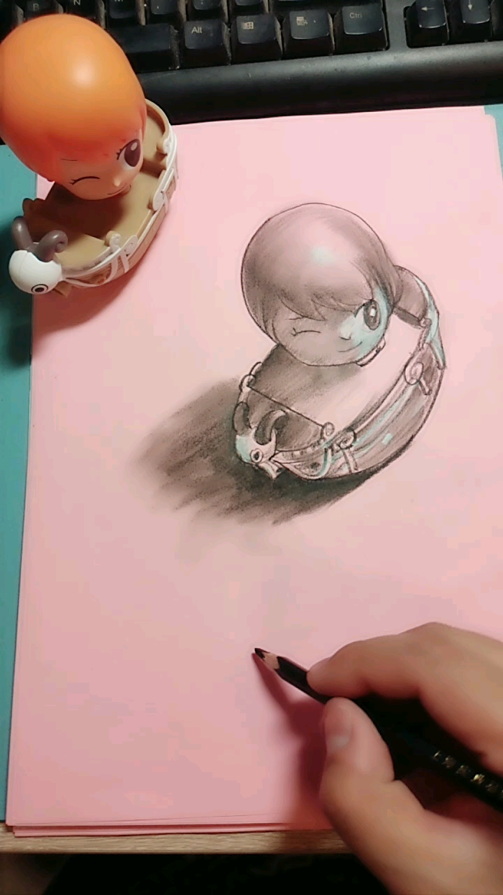 铅笔手绘 梅丽号