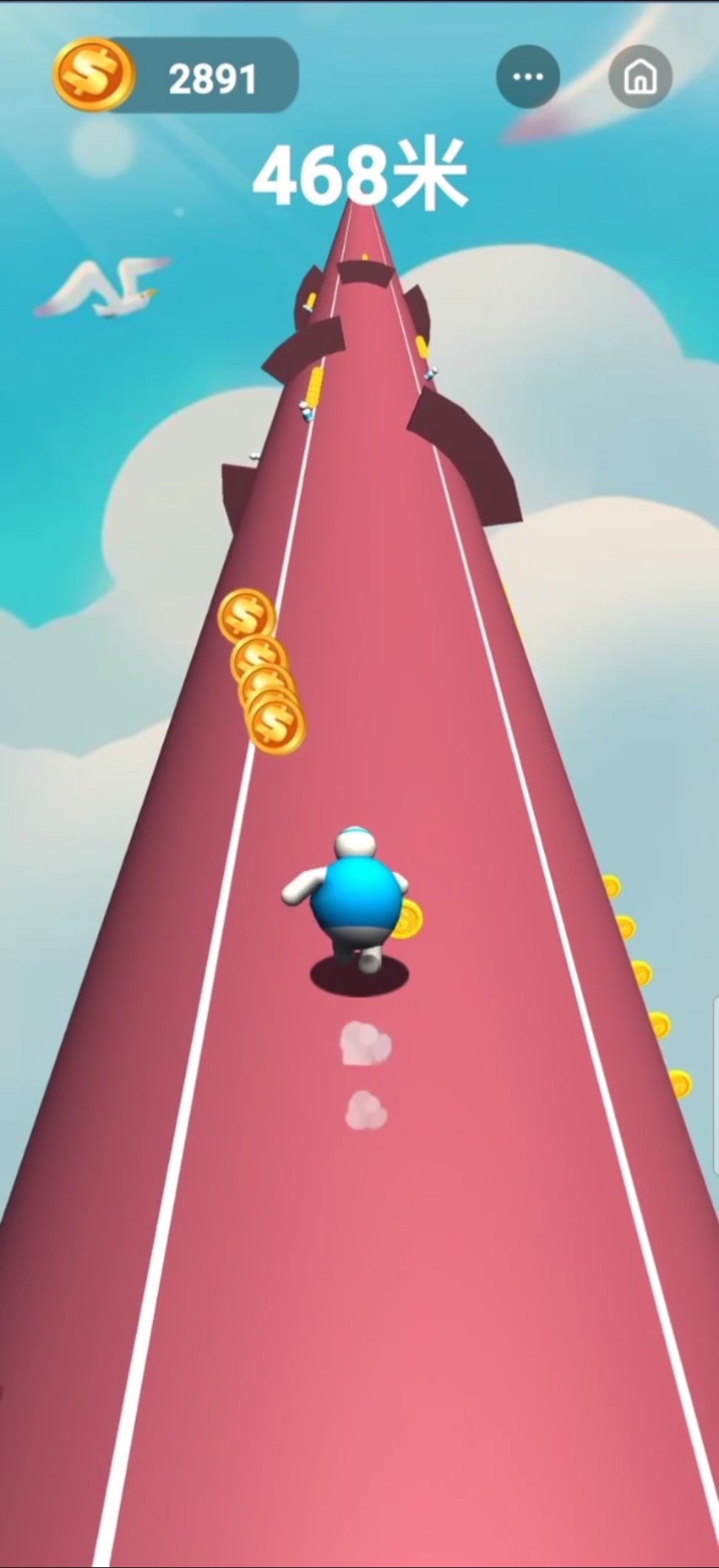 娱乐玩游戏#会摇动的跑道!