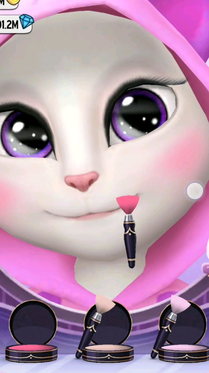 安吉拉化妆太美啦!