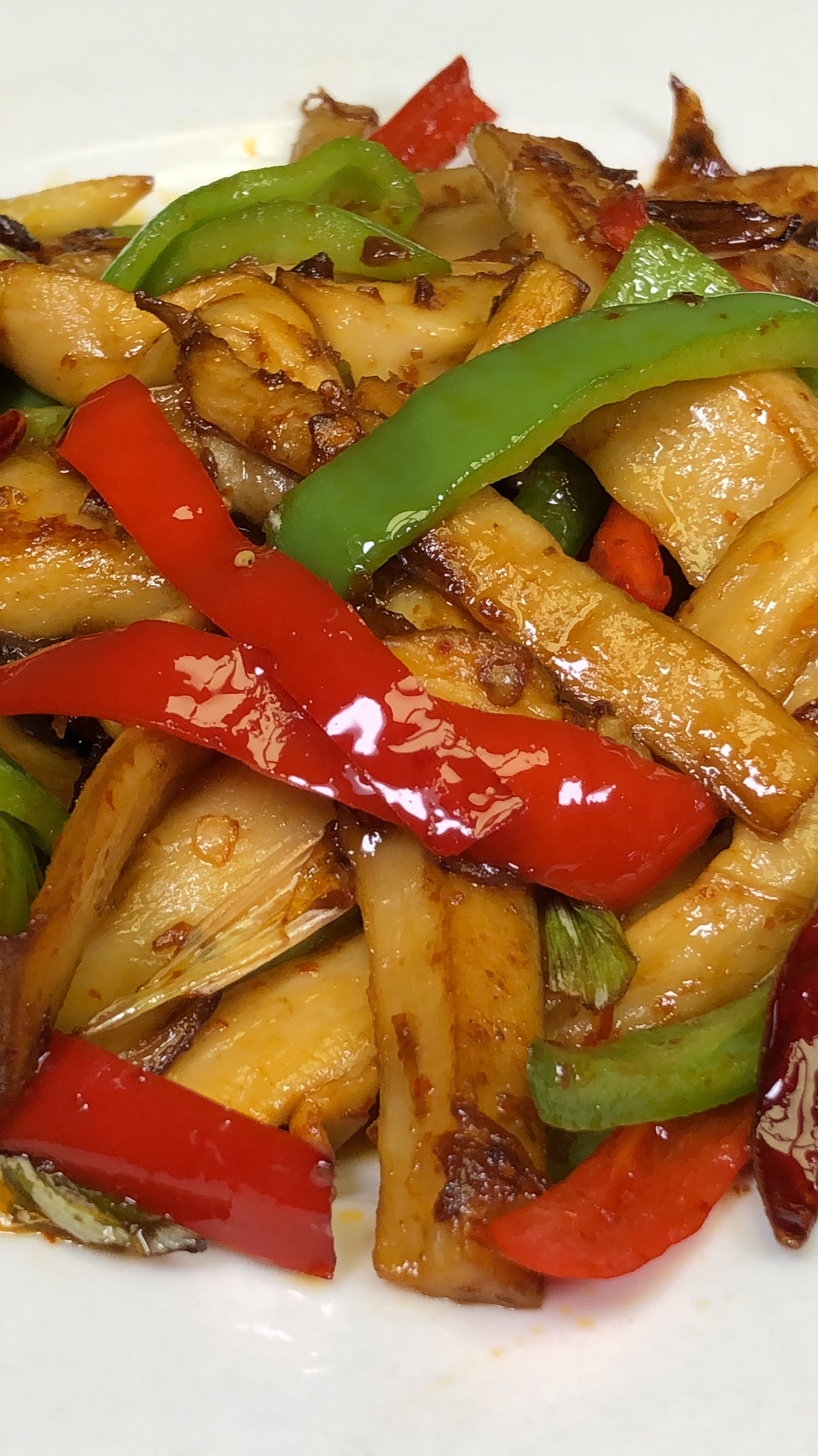 美食#手撕杏鲍菇的家常做法,简单营养,色香味美,下酒又下饭