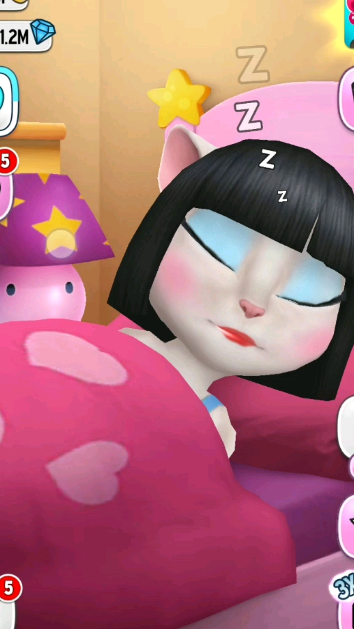 安吉拉累啦!睡觉啦!