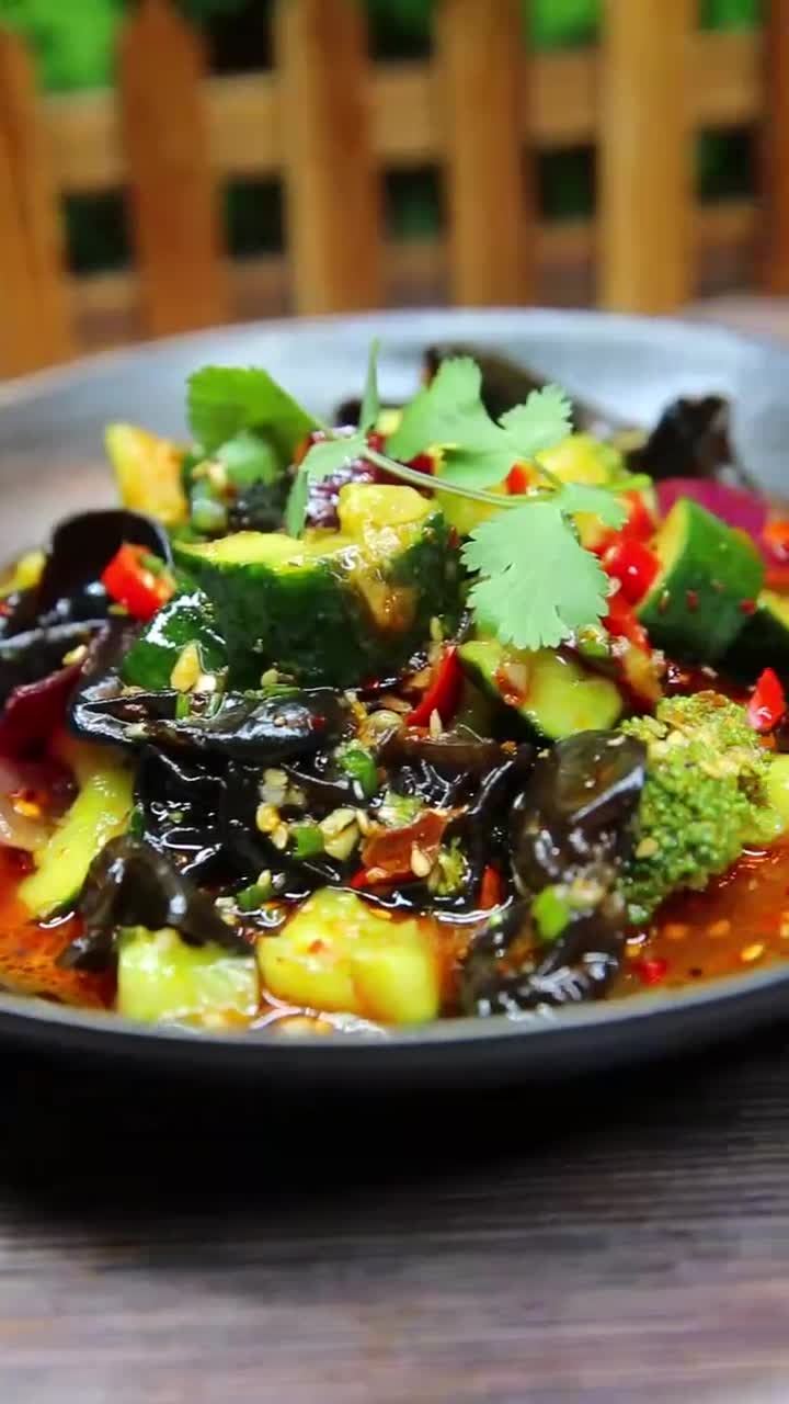 木耳拌黄瓜