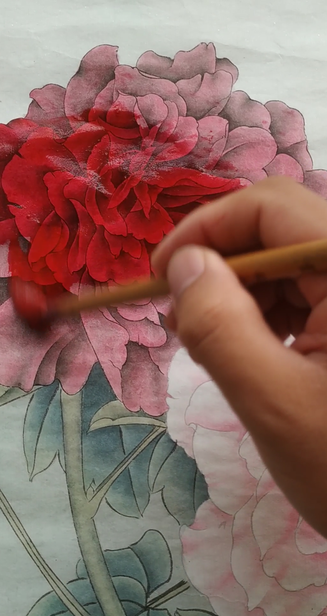 新城市新生活#工笔画罩染!