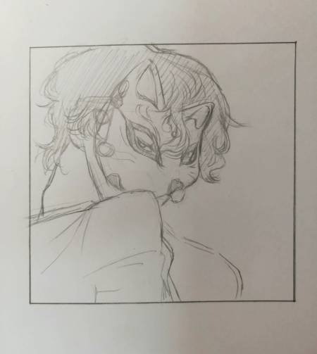 我要上热门#帮粉丝画的一个狐狸面具的小哥哥-度小视