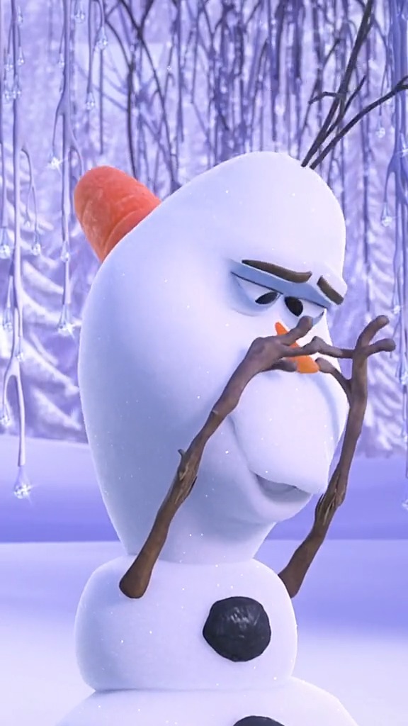 冰雪奇缘#可爱呆萌雪宝又出现了呐