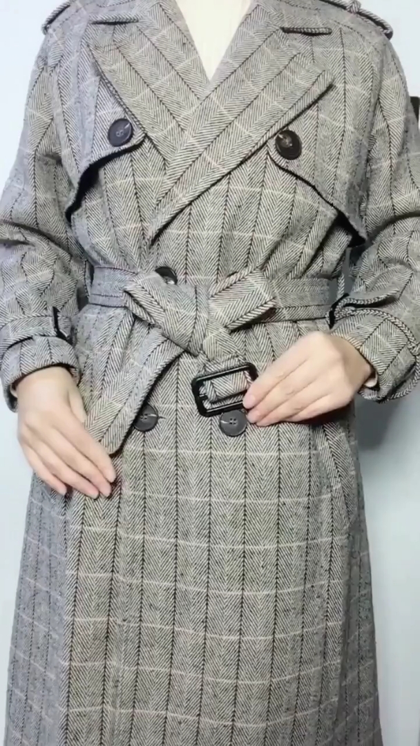 最爱之城#冬天风衣一定要这样系带子!