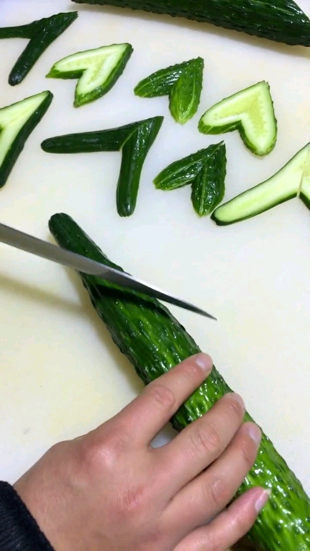 秀一波青瓜切法,你学会了吗?