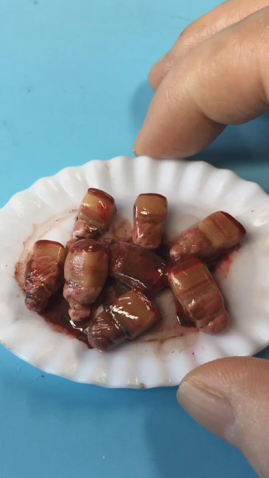 超轻粘土#逼真的粘土红烧肉,耐心一点你也可以哦