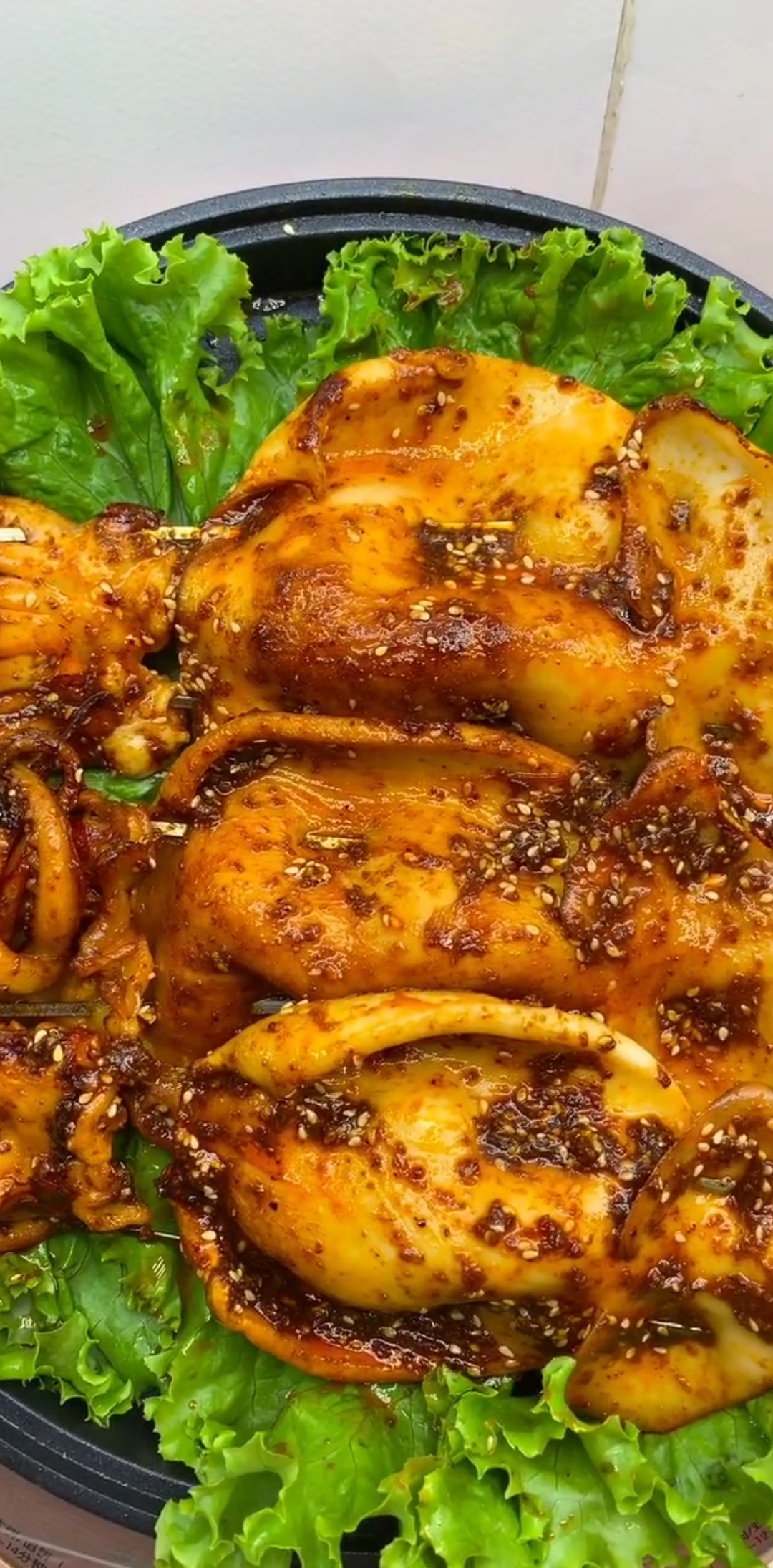 全民好物节#家庭版的烤鱿鱼就做好了