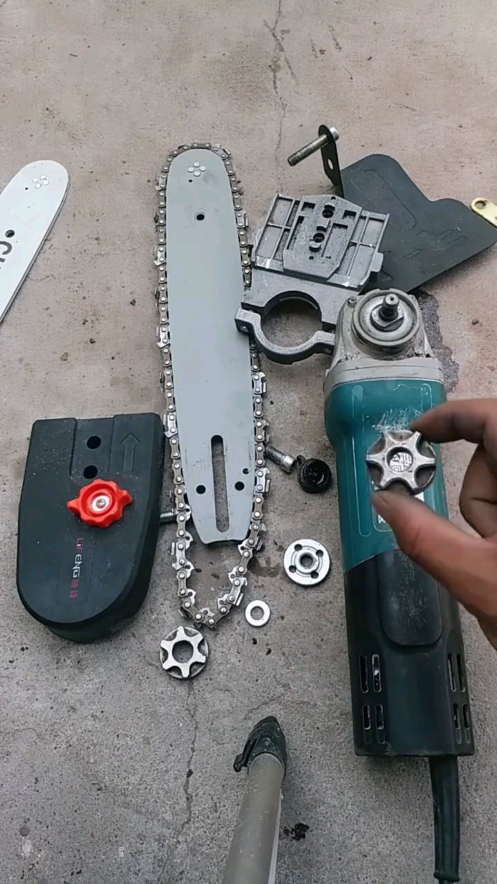 角磨机改链条锯详细教程,一看就会-度小视