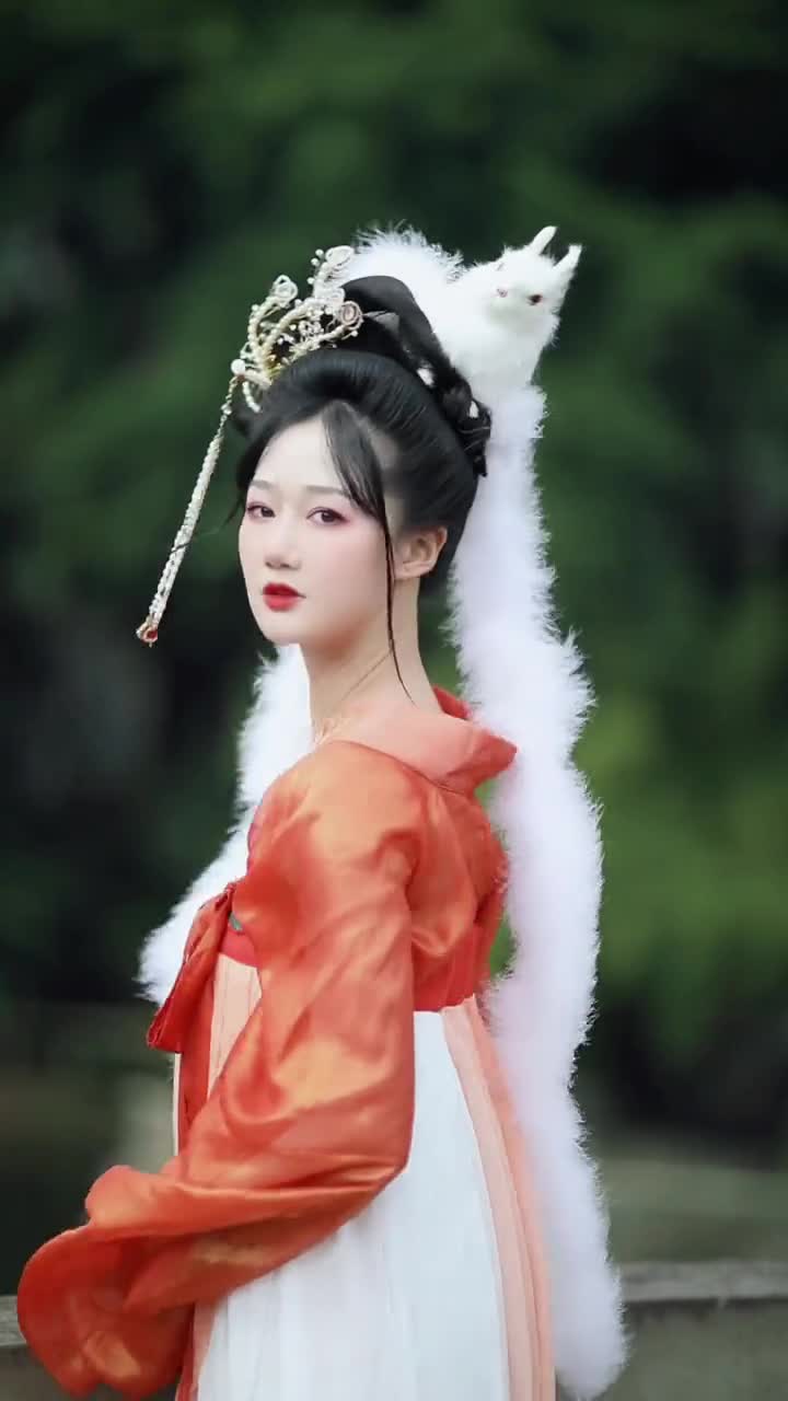 国风合伙人嫦娥肉脸橙大号的这个造型好多人喜欢哈哈哈