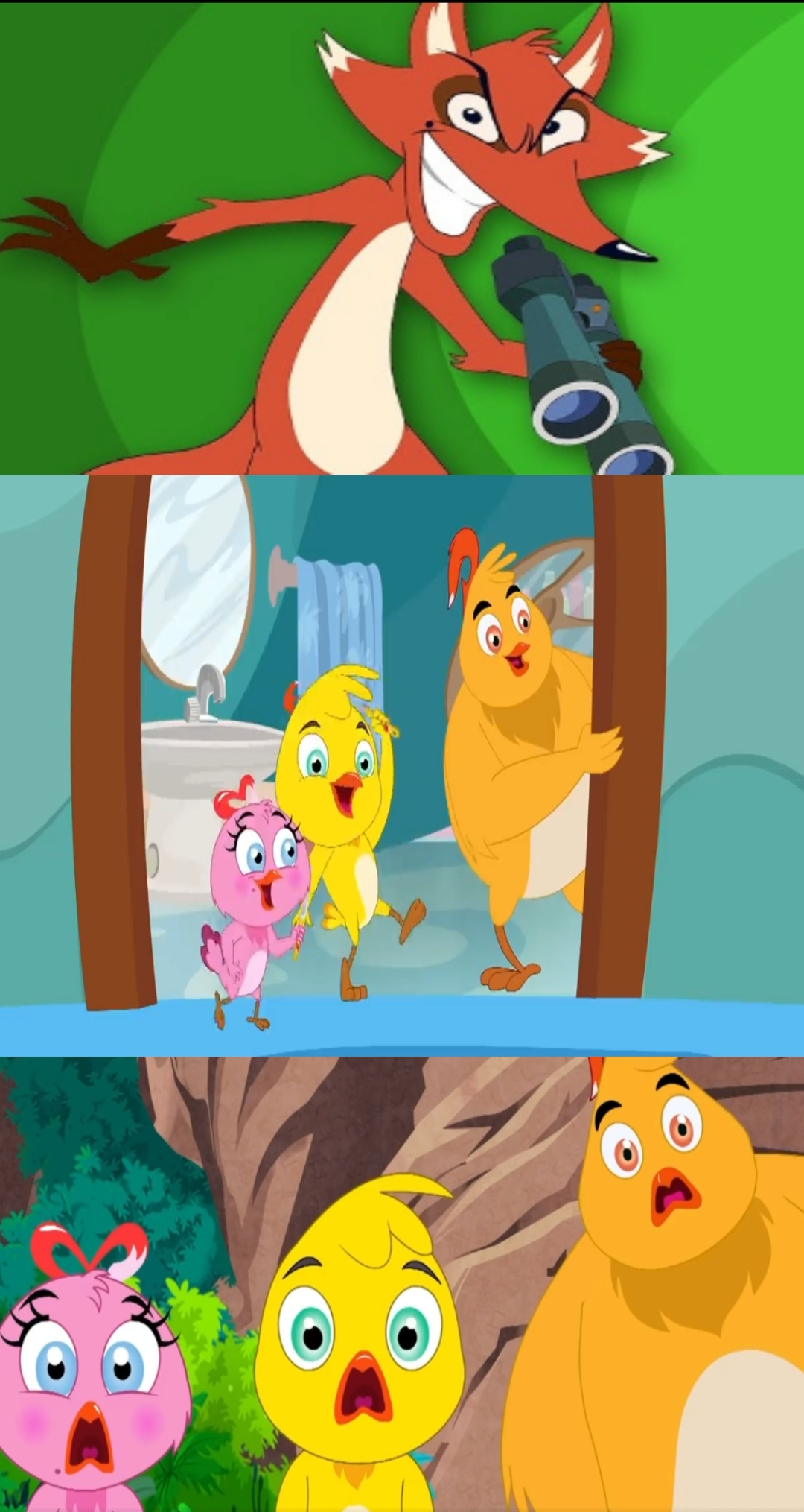三只小鸡智斗狐狸4