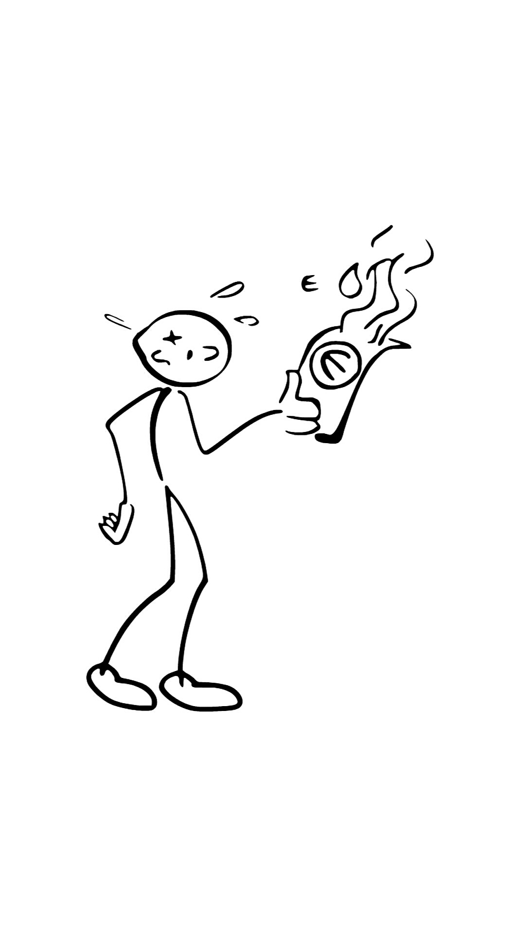 音为有你#燃烧的火97柴人,简笔画-度小视