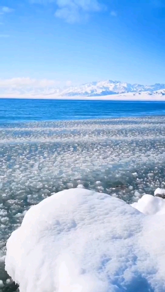 冰浪,太美了
