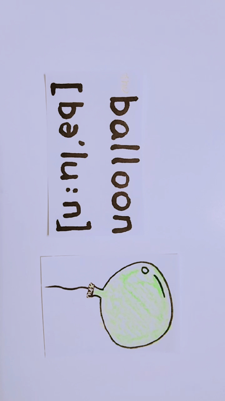 英语启蒙#英语单词讲解·发音读法·气球balloon·幼小衔接·学习