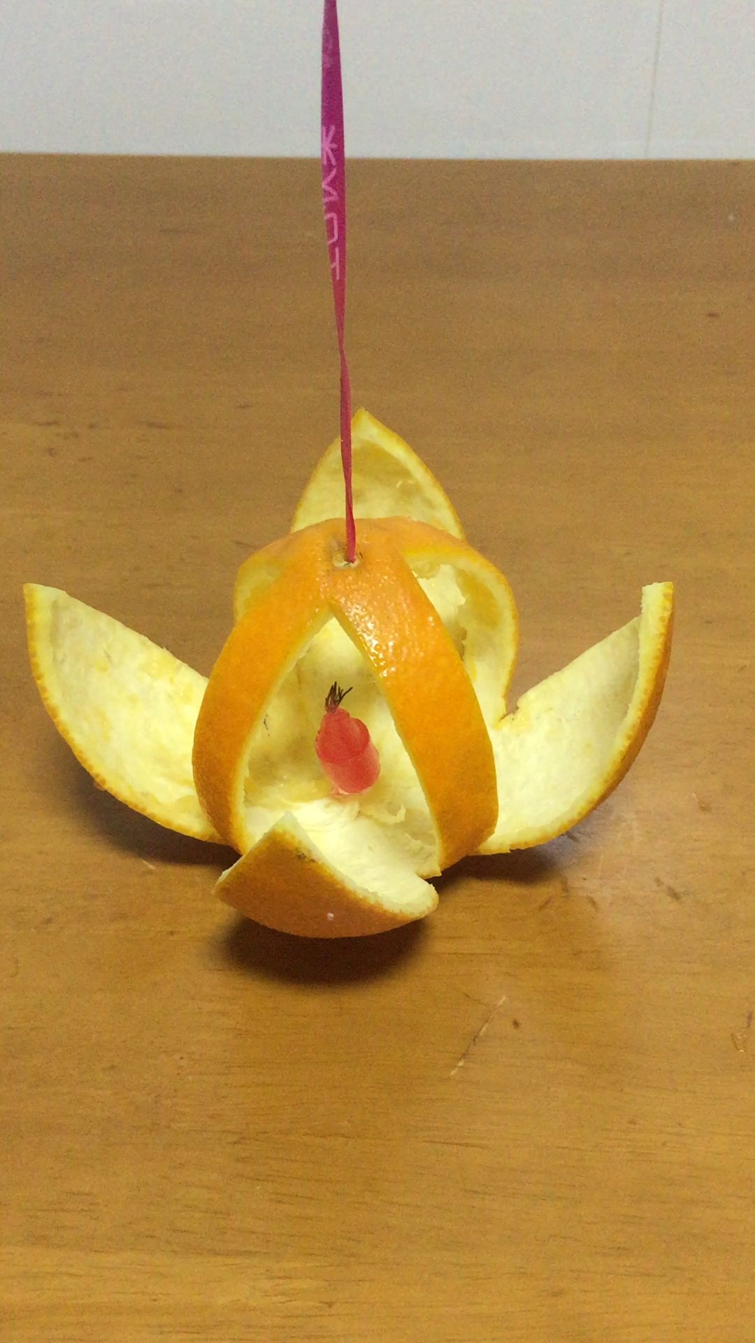 手工制作小桔灯