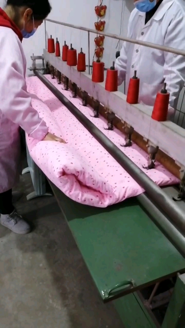 机器做大棉被子