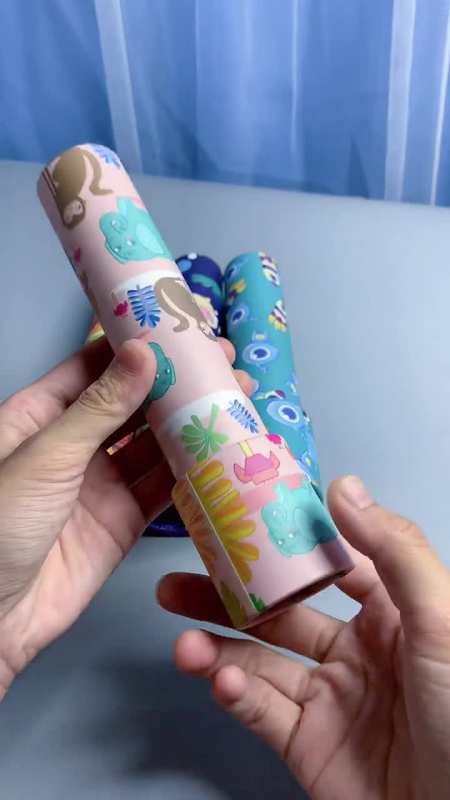 手工制作给女儿看看我们小时候的玩具小时候超级喜欢的万花筒