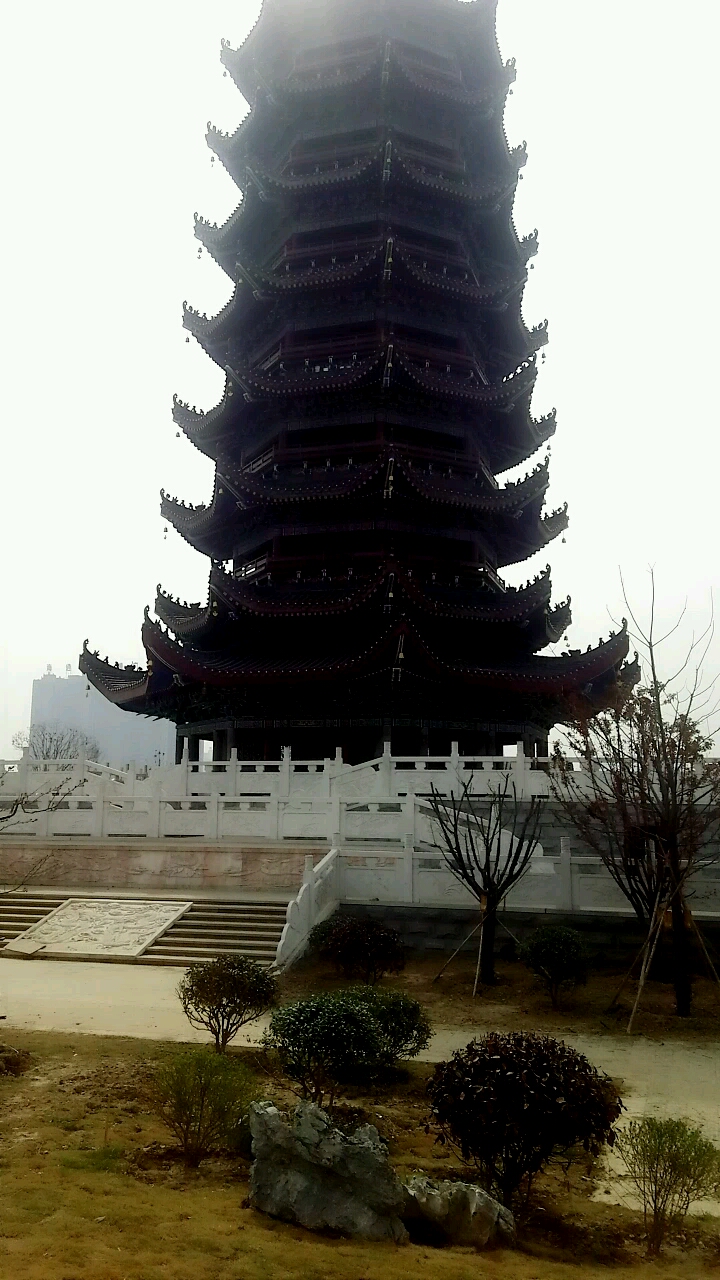 全民小助手中原水城睢县,凤鸣岛凤凰楼,值得你一游.