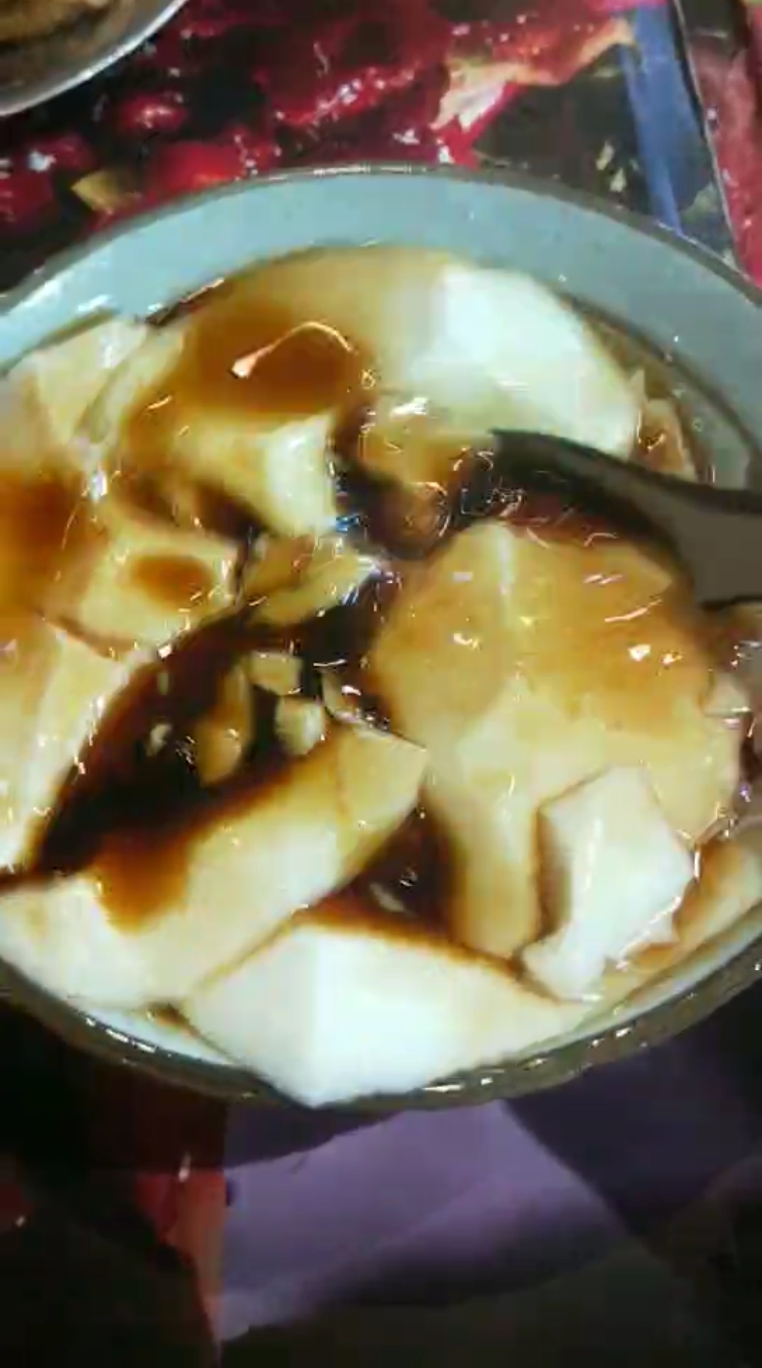 家乡特色美食#正宗的西施豆花,又香又甜,拌入红糖,味道超棒!