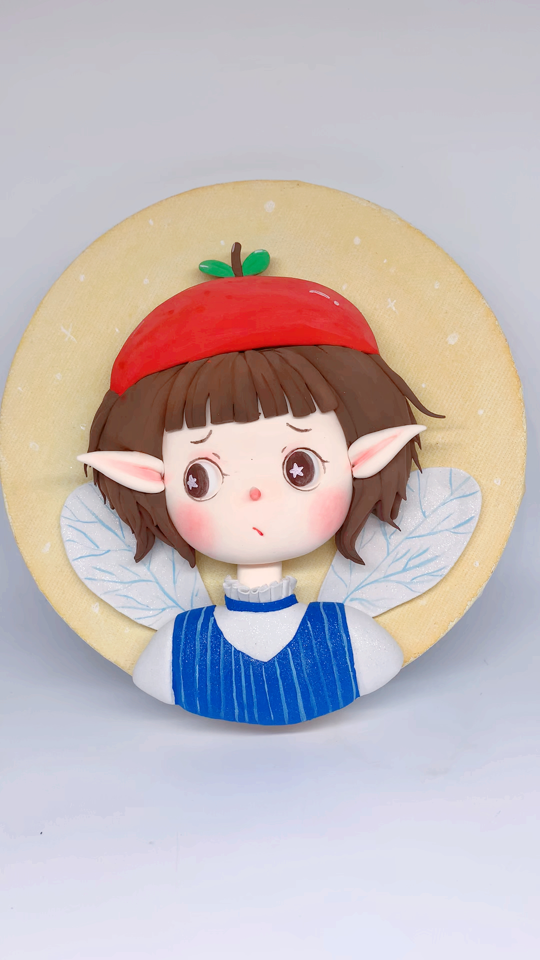 超轻粘土#粘土插画小精灵