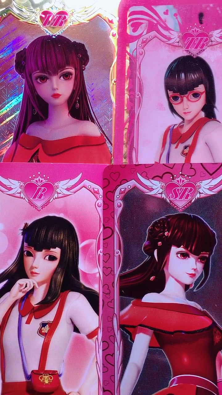 齐娜四种类型的卡片你喜欢哪种?