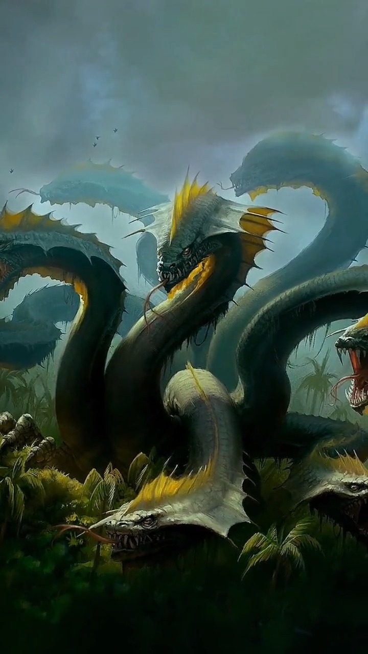 感谢全民我要上热门#九首蛇身的山海经凶兽你见过么?