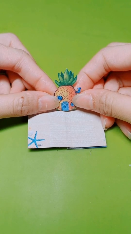 立体书制作一个迷你的《海绵宝宝》立体书-度小视