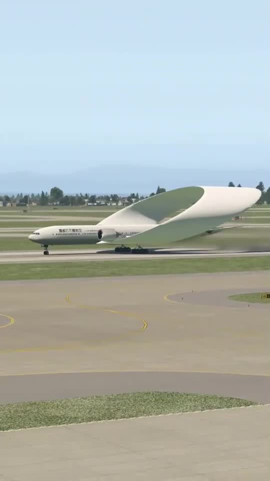 这飞机的翅膀是被绑起来了吗?环翼机脑洞想法