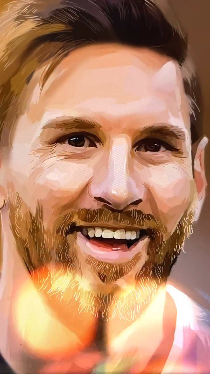 劳动最光荣#天道酬勤,你的偶像是谁#梅西#手绘