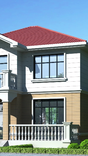 两层简易小别墅,简单大方好看