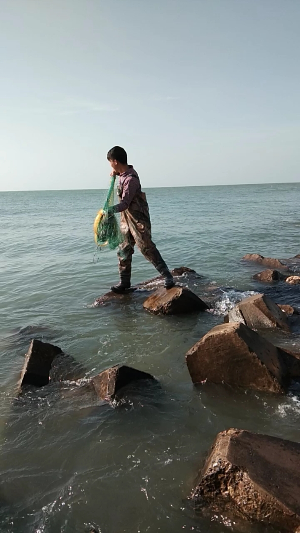 海边打鱼