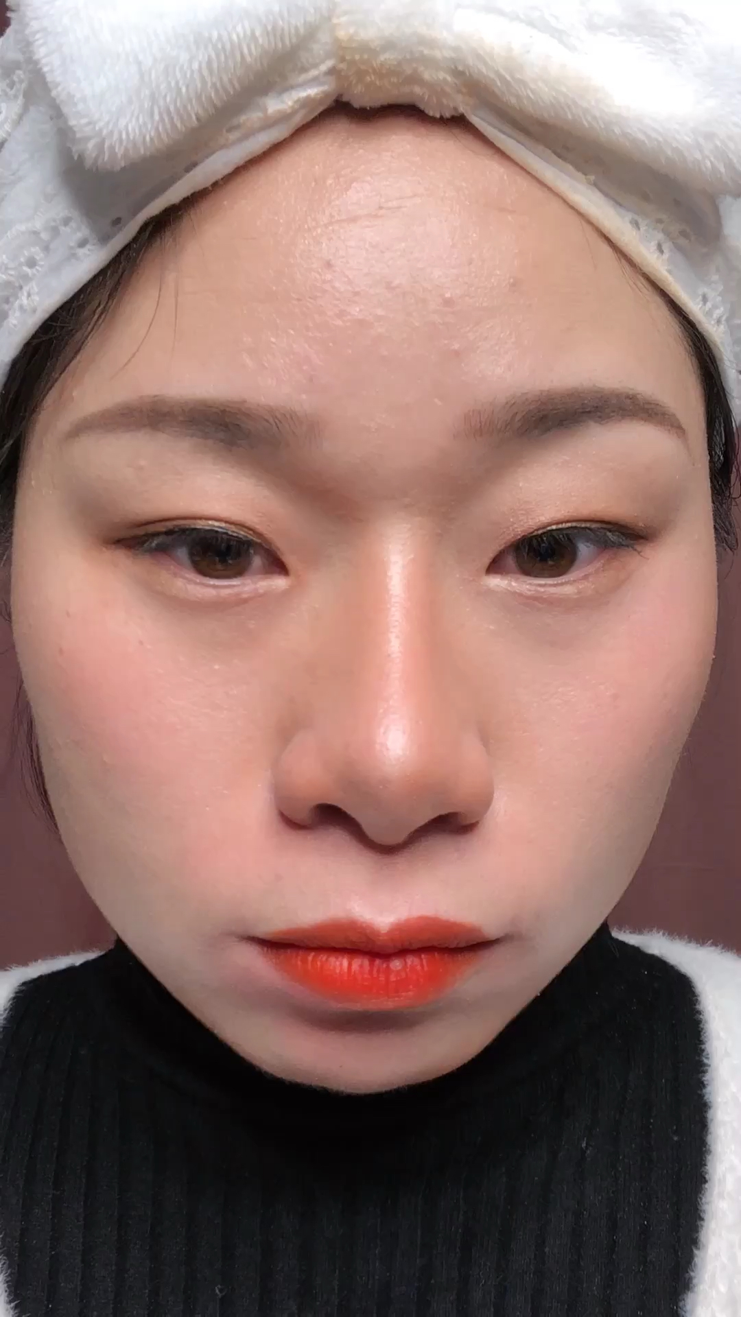 无美颜正常人化妆后的样子