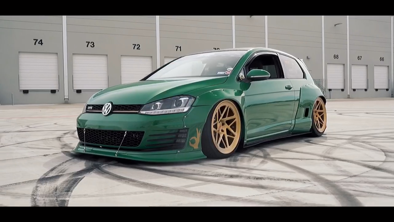 高尔夫#火箭兔pandem大众高尔夫gti宽体