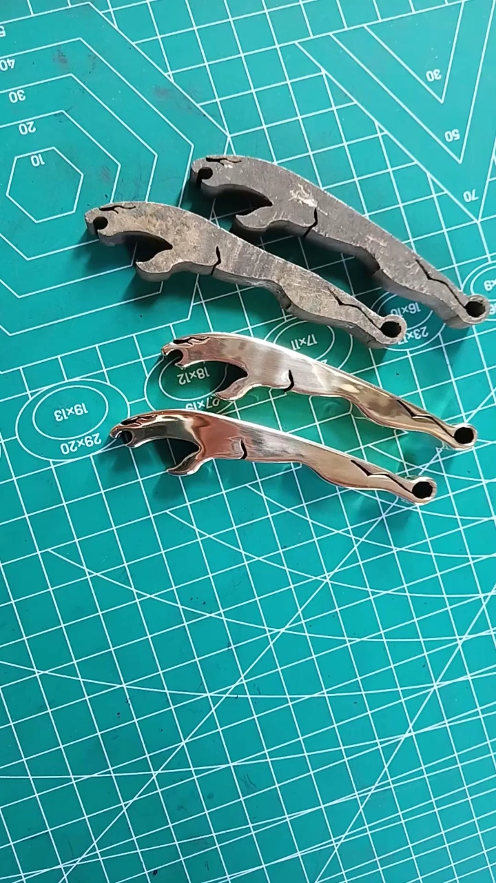 纯铜豹子瓶起子,抛光和没抛光的