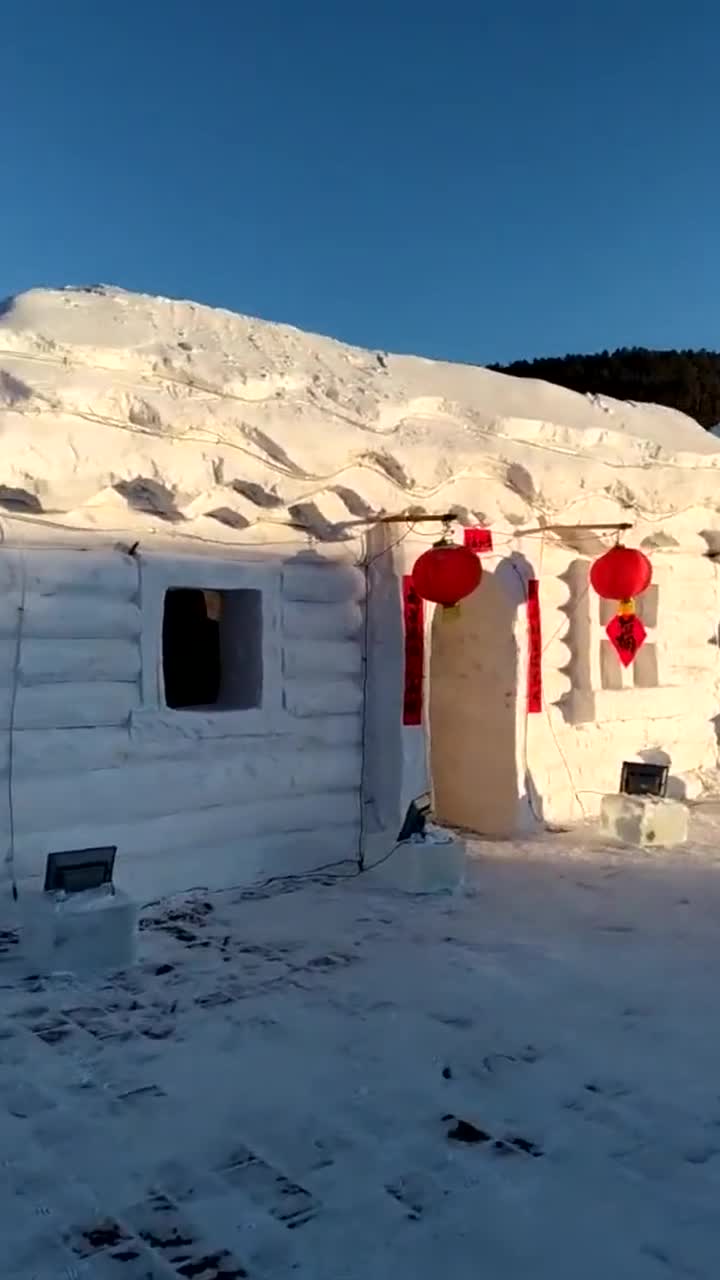 这个房子不是一般的冷啊,你住过冰屋吗