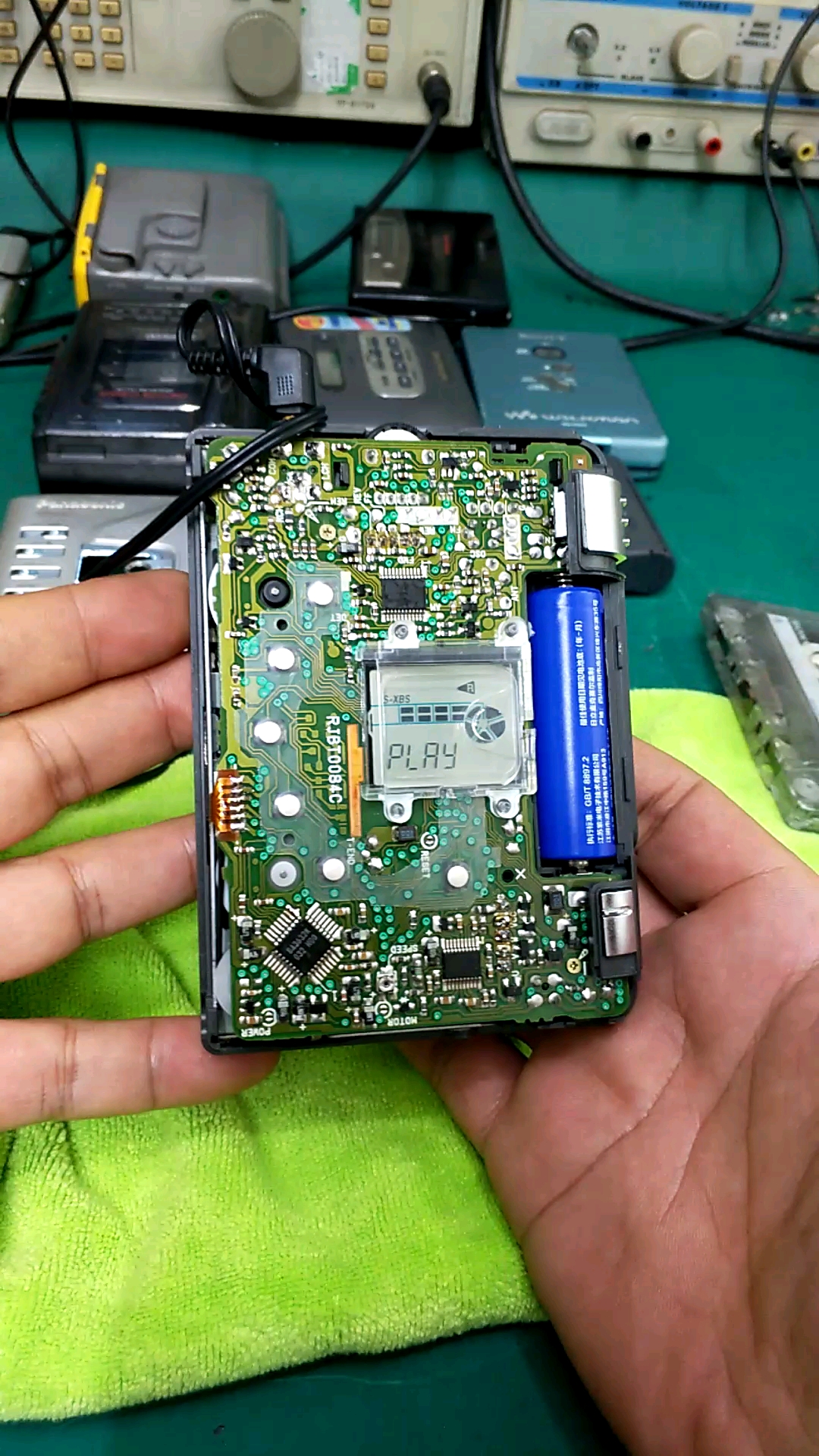 维修松下磁带随身听测试自动选曲功能-度小视